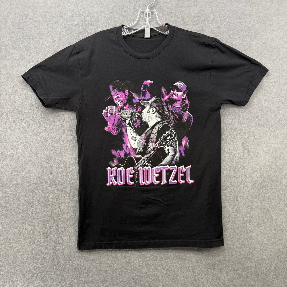 Koe Wetzel Fall 2022 Tour Graphic T-Shirt Mens Medium Black Next Level Apparel